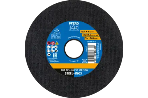 DISCO CORTE 125X1 PSF STEELOX PFERD