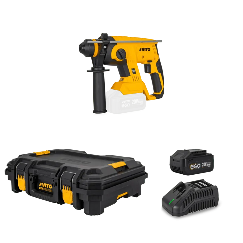 PACK EGO IRON MARTELO PERFURADOR 20V VITO PACK EGO IRON MARTELO PERFURADOR 20V VITO