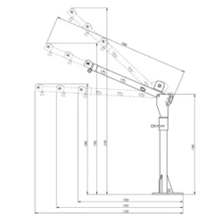 GRUA GUINDASTE P PICK UP C GUINCHO ELÉTRICO TNM ()