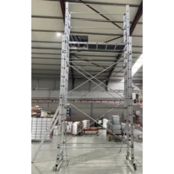 Andaime Semi-Profissional Alumínio LIT 5m 4.8m Trabalho 30 Degraus