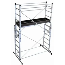 Andaime Semi-Profissional Alumínio LIT 5m 4.8m Trabalho 30 Degraus