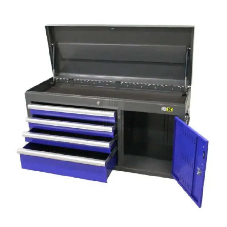 BAÚ DE FERRAMENTAS VAZIO COM 4 GAVETAS E ARRUMAÇÃO VKP