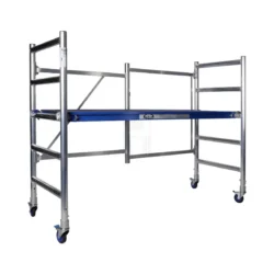 ANDAIME ALUMINIO C/ 4 RODAS GIRATÓRIAS ALT. TRAB. 3,15M TORSO