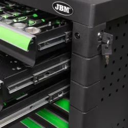 CARRINHO DE FERRAMENTAS 7 GAVETAS VERDE JBM