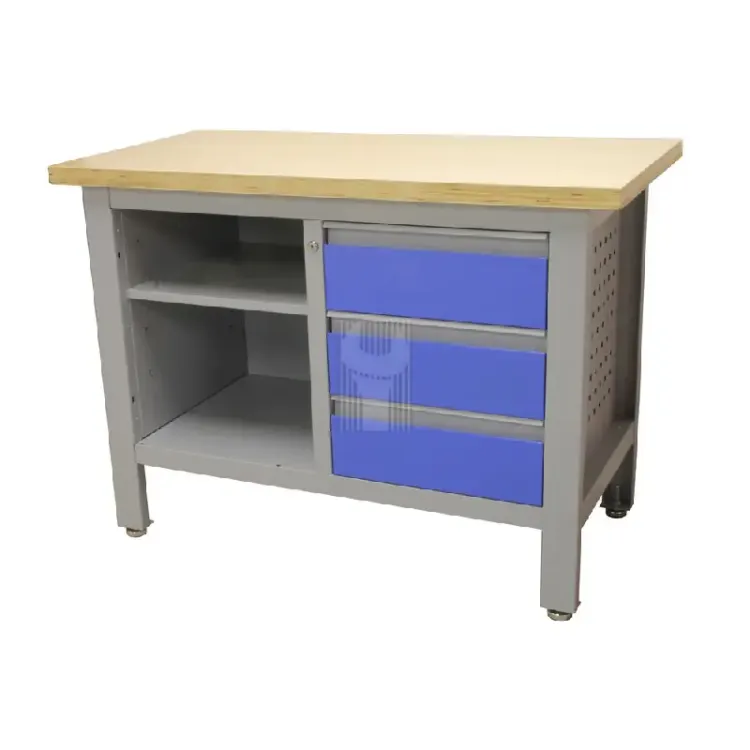 BANCADA TRABALHO PROFISSIONAL TAMPO DE MADEIRA VKP