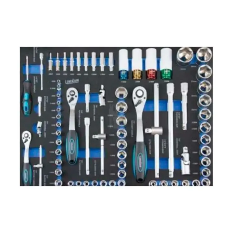 CARRO FERRAMENTAS 5 GAVETAS C/ 173 PCS LZ02 KOMPAK