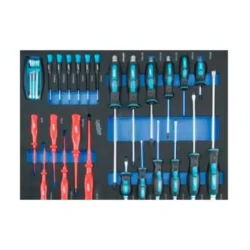 CARRO FERRAMENTAS 5 GAVETAS C/ 173 PCS LZ02 KOMPAK