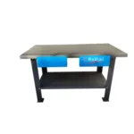 Bancada de Trabalho Metálica 2 gavetas RAVIOL BT175 1750x700 mm