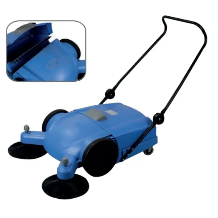 Varredora Manual POWERED 700mm 2 Escovas 45L