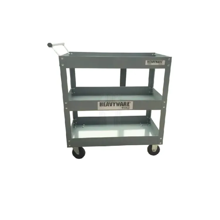CARRO MULTIUSO C/ 3 PRATELEIRAS HEAVYWARE HMC3 POWERED