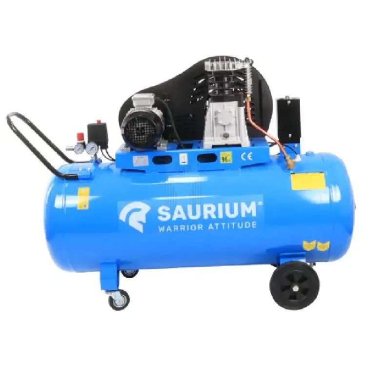 COMPRESSOR DE AR CORREIA 200L 4HP 10BAR TRIFÁSICO SAURIUM