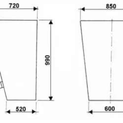 Contrapeso para Pórtico SIRL SG1000 Par 1000kg