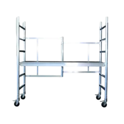 Mesa Andaime Rolante Alumínio Pro IRBAL Sem Alçapão 1850x750x1900mm 2.70m