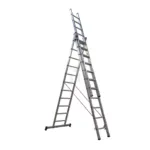 ESCADA DE ALUMÍNIO TRIPLA 2,0 + 2,0 +2,0 M