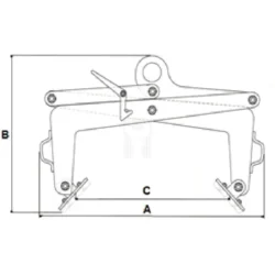TESOURA PARA PEDRA 500 KG ASM
