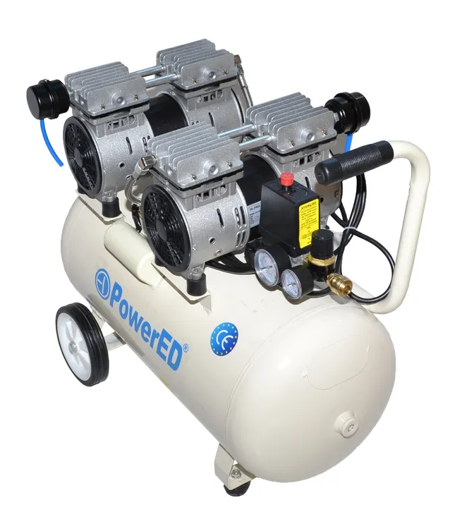 Compressor de Ar Silencioso POWERED PWB50S 50L 230V 2HP 8BAR