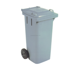 Contentor de Lixo 120L ND Cinzento com Rodas