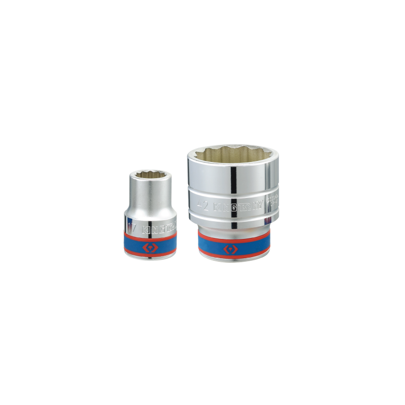 Chave de Caixa Bi-hexagonal 33mm 3/4" KING TONY Aço Cromo-Vanádio