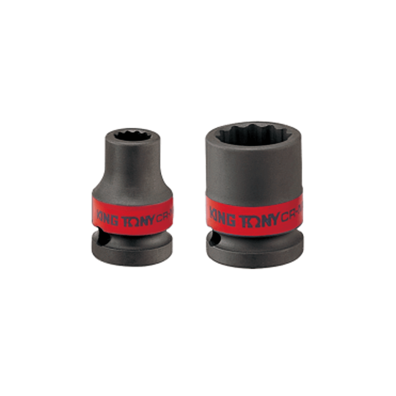 Chave de Impacto Bi-Hexagonal 15/16" 1/2" KING TONY ANSI/ASME B107.2 Cromo-Molibdénio