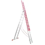 Escada Tripla em Alumínio e Fibra LIT F66 4+4+4m