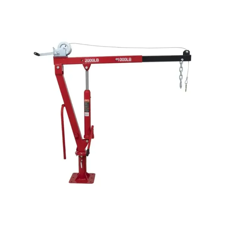 GRUA REBOQUE 900KG COM GUIINCHO MANUAL - SEM MARCA