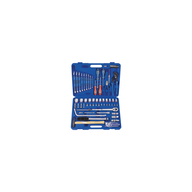jogo de chaves de caixa 1 4 1 2 dr 75 pecas king tony 1