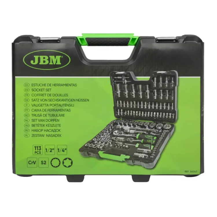 CAIXA DE FERRAMENTAS DE PEÇAS FACES (XZN) CROMADO JBM ()