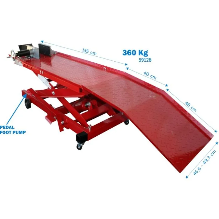 ELEVADOR HIDRÁULICO PARA MOTOS 360KG MADER