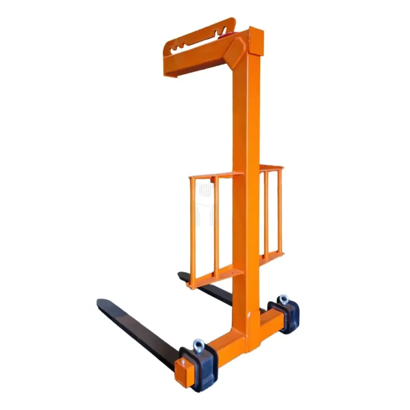 PORTA-PALETES P/ GRUA REGULÁVEL EXTENSÍVEL 2000KG GRIZ