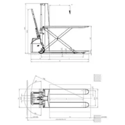 PORTA-PALETES HX10E 540 EVO TESOURA PRAMAC