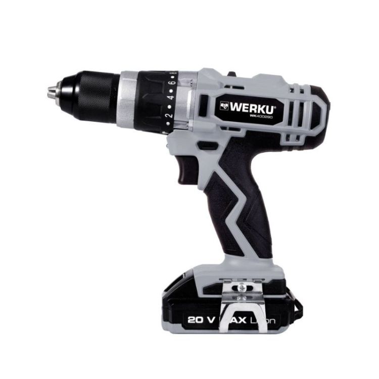 FURADEIRA DE IMPACTO SEM FIO DE 20V WERKU (2)