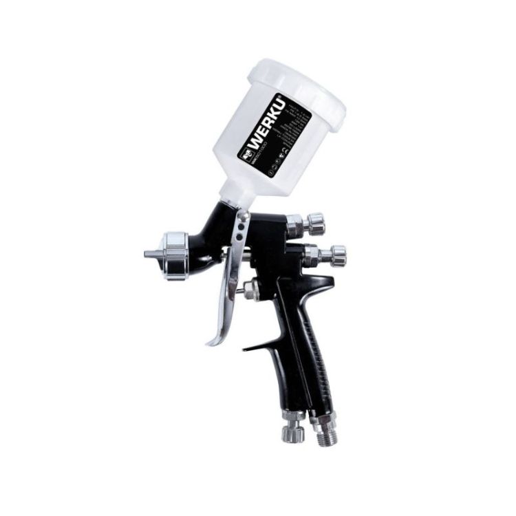 PISTOLA DE PINTAR C COPO 125ML HVLP III WERKU (1)