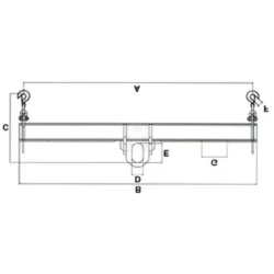BALANCIM AJUSTÁVEL 2T 4900–5000 MM JAGUAR