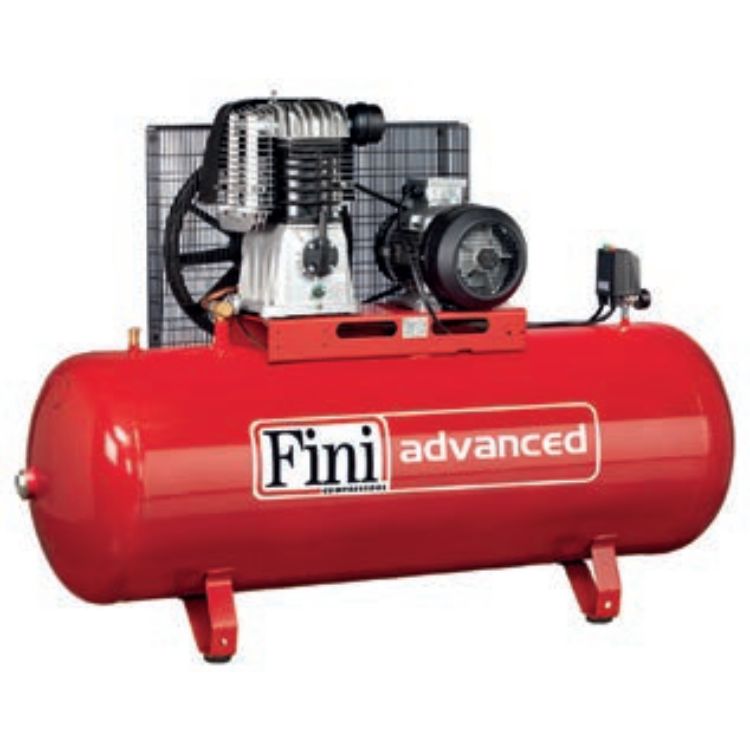 COMPRESSOR DE CORREIA TRIFÁSICO ALTA PRESSÃO 7,5 500L FINI