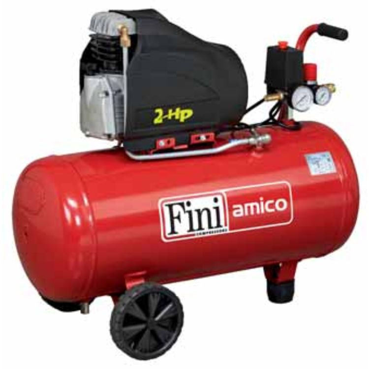 COMPRESSOR SEMI-PROFISSIONAL COAXIAL MONOFÁSICO 50L FINI