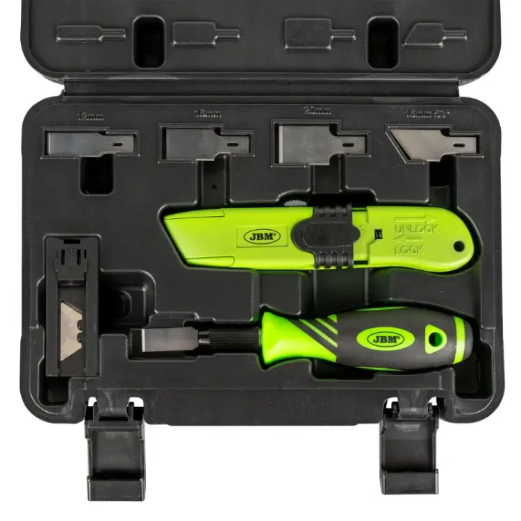 CONJUNTO DE FACAS E RASPADORES JBM