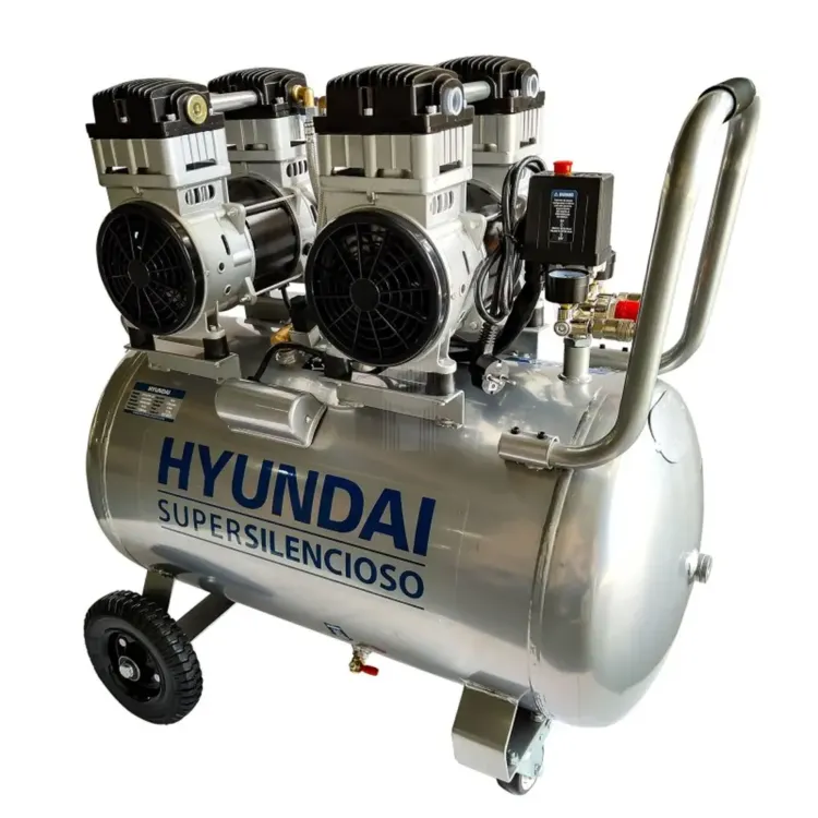 COMPRESSOR SILÊNCIOSO 100L HYUNDAI COMPRESSOR SILÊNCIOSO 100L HYUNDAI