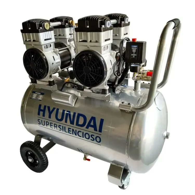 Compressor Silencioso HYUNDAI HYAC100-3S 100L 370L/min 230V