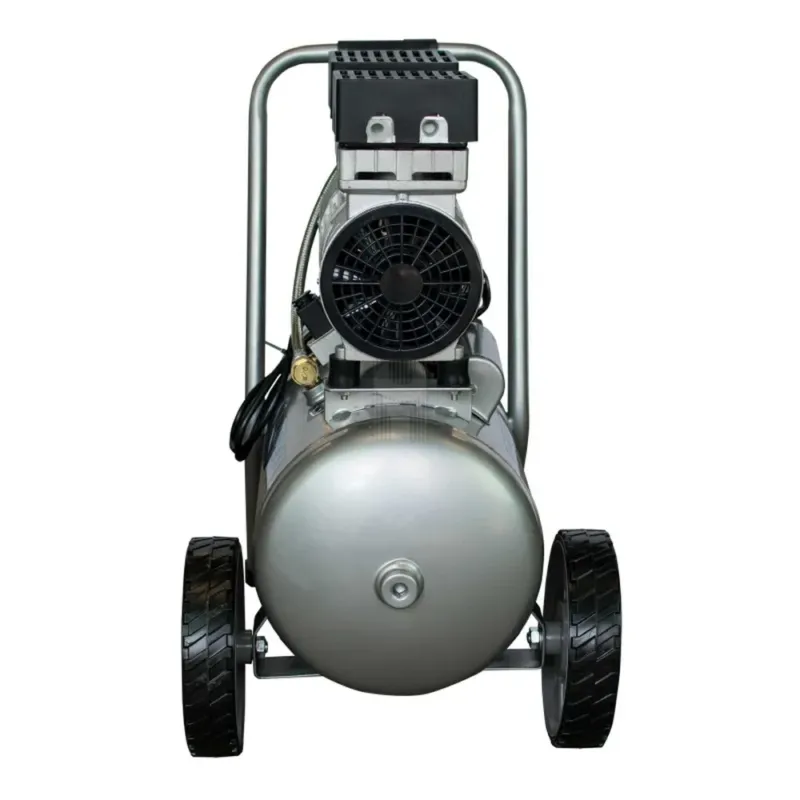 Compressor Silencioso Sem Óleo HYUNDAI AC24-1S 24L 750W 8 Bar