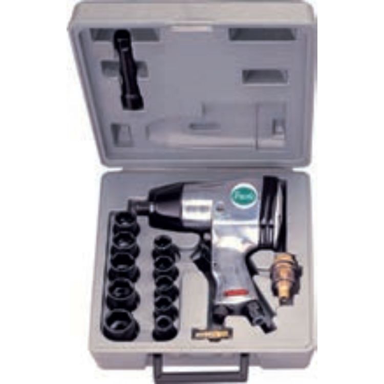 Chave de Impacto Pneumática em Kit PACOLE AIW 504 1/2"