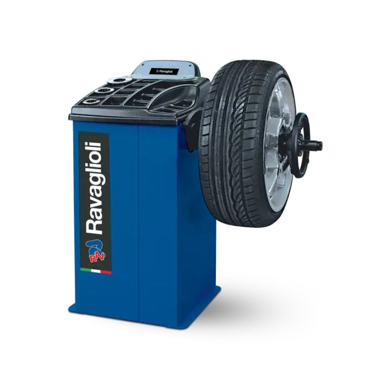 Equilibradora de Rodas Digital Ravaglioli 230V 65kg