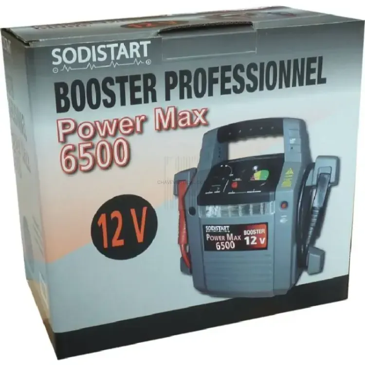 Booster de Arranque SODISTART Power Max 6500 12V 2250A 22Ah
