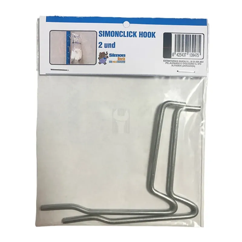 CONJ. DE 2 GANCHOS P/ PAINEL PERFURADO SIMONRACK