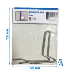 CONJ. DE 2 GANCHOS P/ PAINEL PERFURADO SIMONRACK