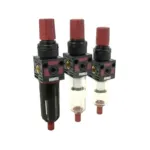 FILTRO REGULADOR C/ PROTEÇÃO EXTERNA E MANÓMETRO 3/8" AIRCOMP