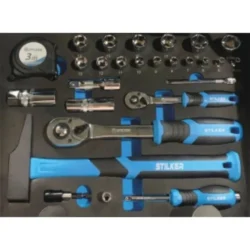 MALA 112 FERRAMENTAS 1/4" - 1/2" 15154 AZUL/PRETO