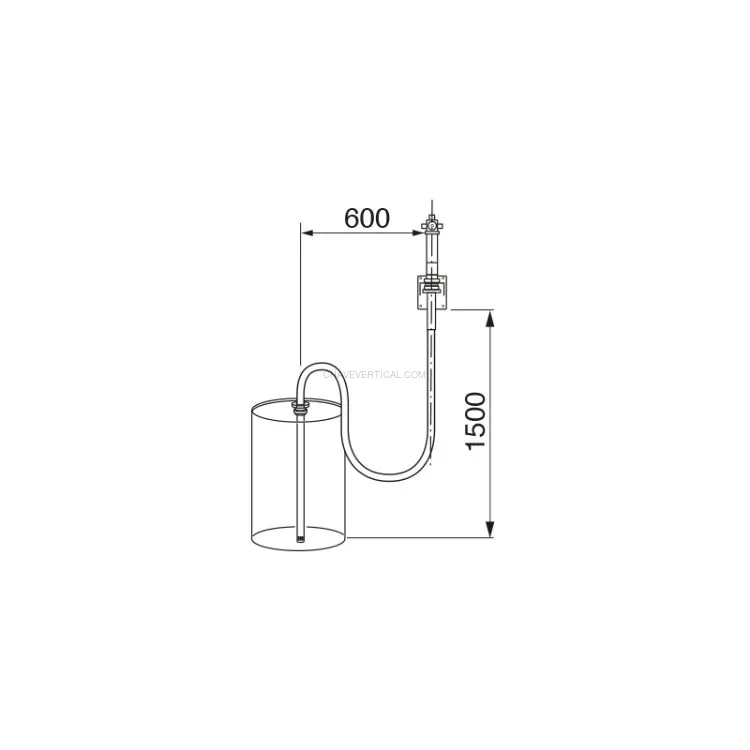 BOMBA PNEUMÁTICA PARA ÓLEO (5:1) DE DUPLO EFEITO 18 L/MIN RAASM
