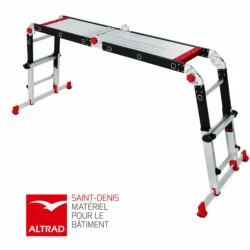 Escada Dobrável e Telescópica com Plataforma ALTRAD Modulo Pro 1.89m