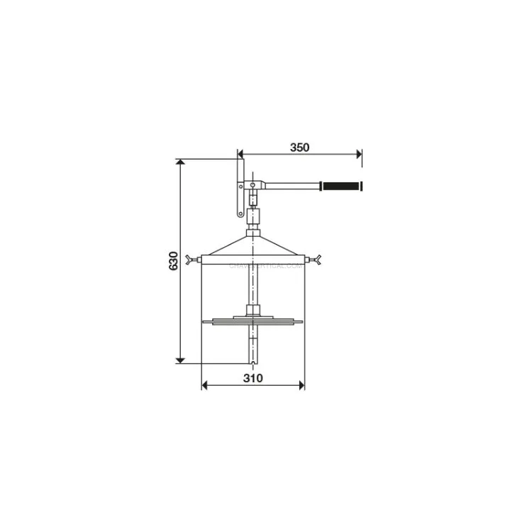 KIT DE MASSA MANUAL P/ BALDES 16/30 KG RAASM