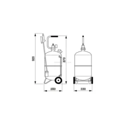 NEBULIZADOR 100% INOX 24L RAASM